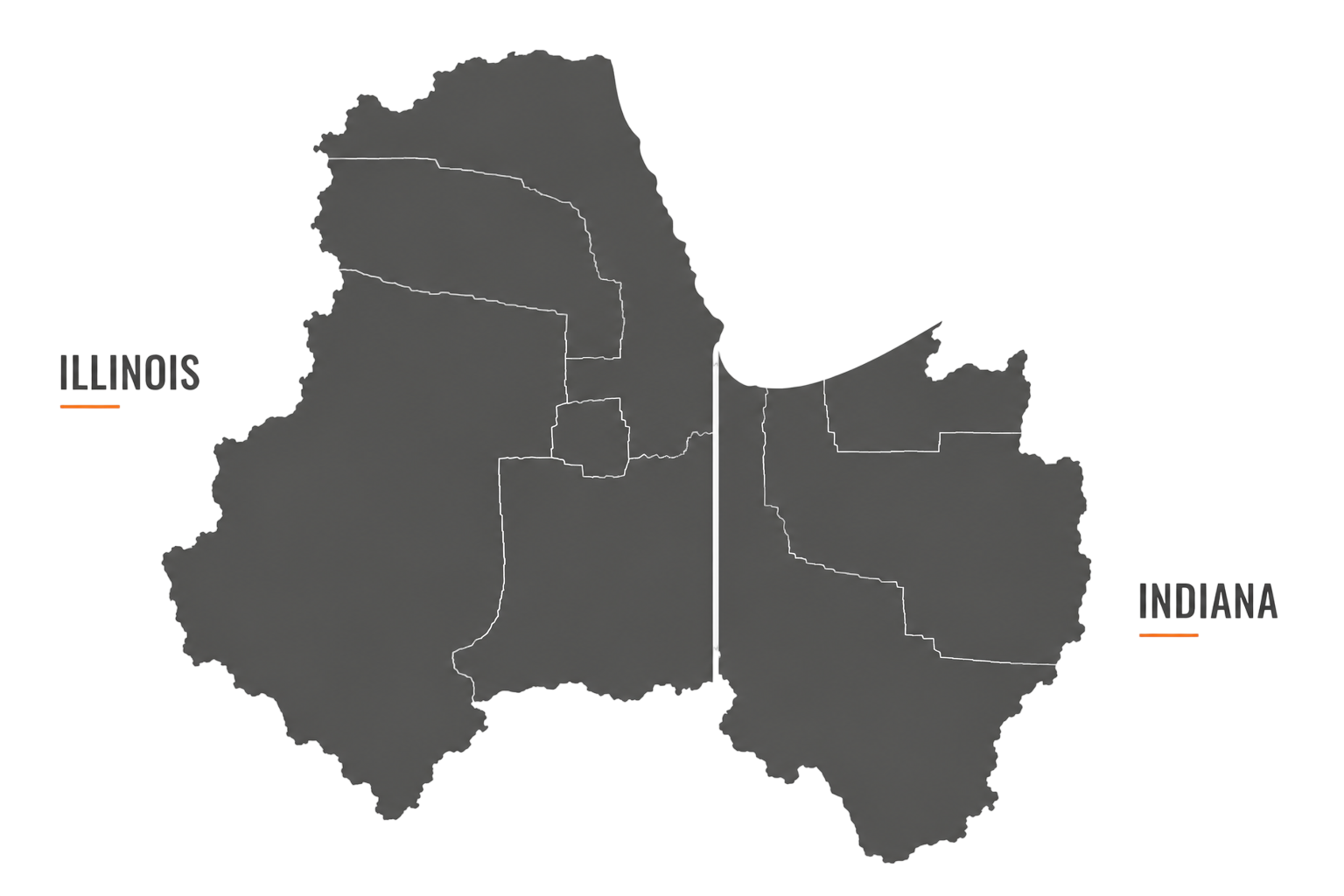 Illinois–Indiana County Map-Photoroom